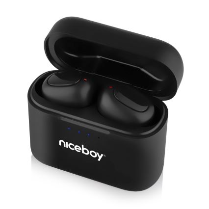 Niceboy HIVE Podsie 4 - Безжични слушалки IP54 черен