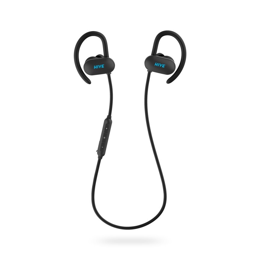 Niceboy HIVE sport 2 - Спортни слушалки с микрофон, IPX5, черни