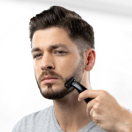 Niceboy ION AirBlade - Тример за брада 5W/5V 800 mAh IPX6 черен