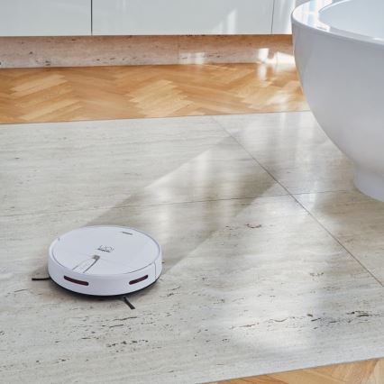 Niceboy ION Charles i4 - Интелигентна прахосмукачка робот 2в1 4400 mAh Wi-Fi бял + дистанционно управление