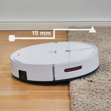 Niceboy ION Charles i4 - Интелигентна прахосмукачка робот 2в1 4400 mAh Wi-Fi бял + дистанционно управление