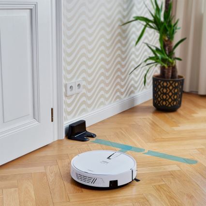 Niceboy ION Charles i4 - Интелигентна прахосмукачка робот 2в1 4400 mAh Wi-Fi бял + дистанционно управление