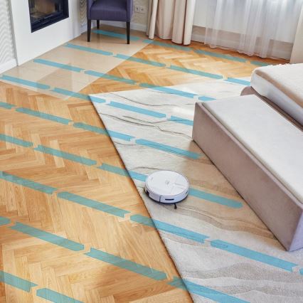 Niceboy ION Charles i4 - Умен роботизиран прахосмукачка 2 в 1 4400 mAh Wi-Fi бял + дистанционно управление