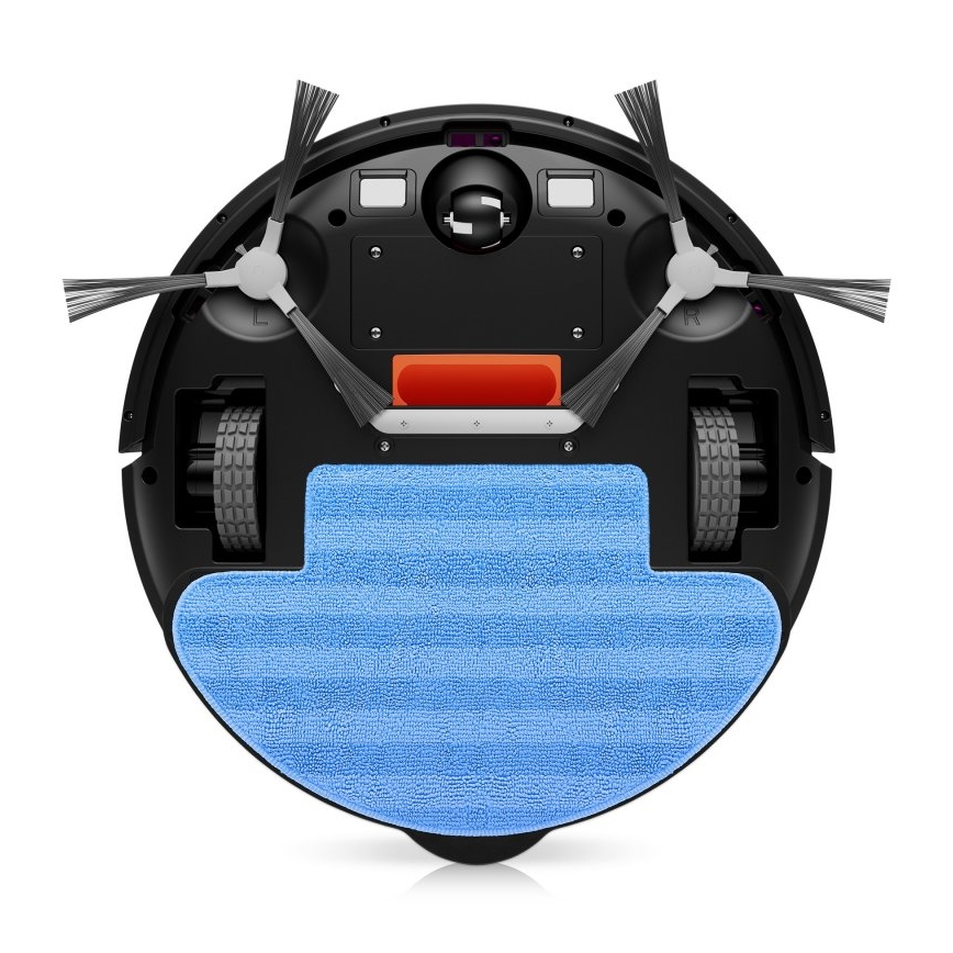 Niceboy ION Charles i4 - Умен роботизиран прахосмукачка 2 в 1 4400 mAh Wi-Fi черен + дистанционно управление