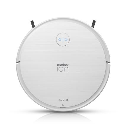 Niceboy ION Charles i6 - Интелигентна прахосмукачка робот 2в1 2600 mAh Wi-Fi бял