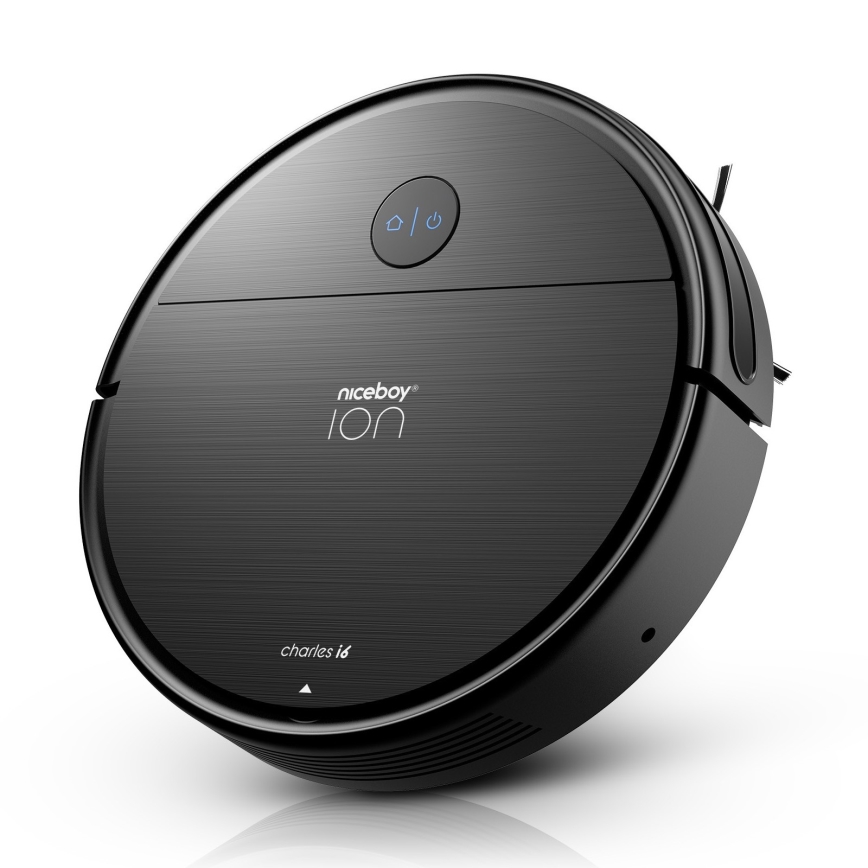 Niceboy ION Charles i6 - Интелигентна прахосмукачка робот 2в1 2600 mAh Wi-Fi черен