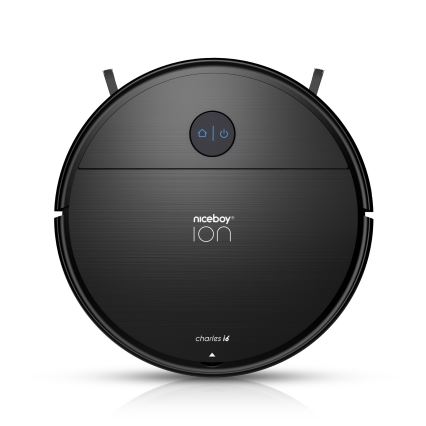 Niceboy ION Charles i6 - Интелигентна прахосмукачка робот 2в1 2600 mAh Wi-Fi черен