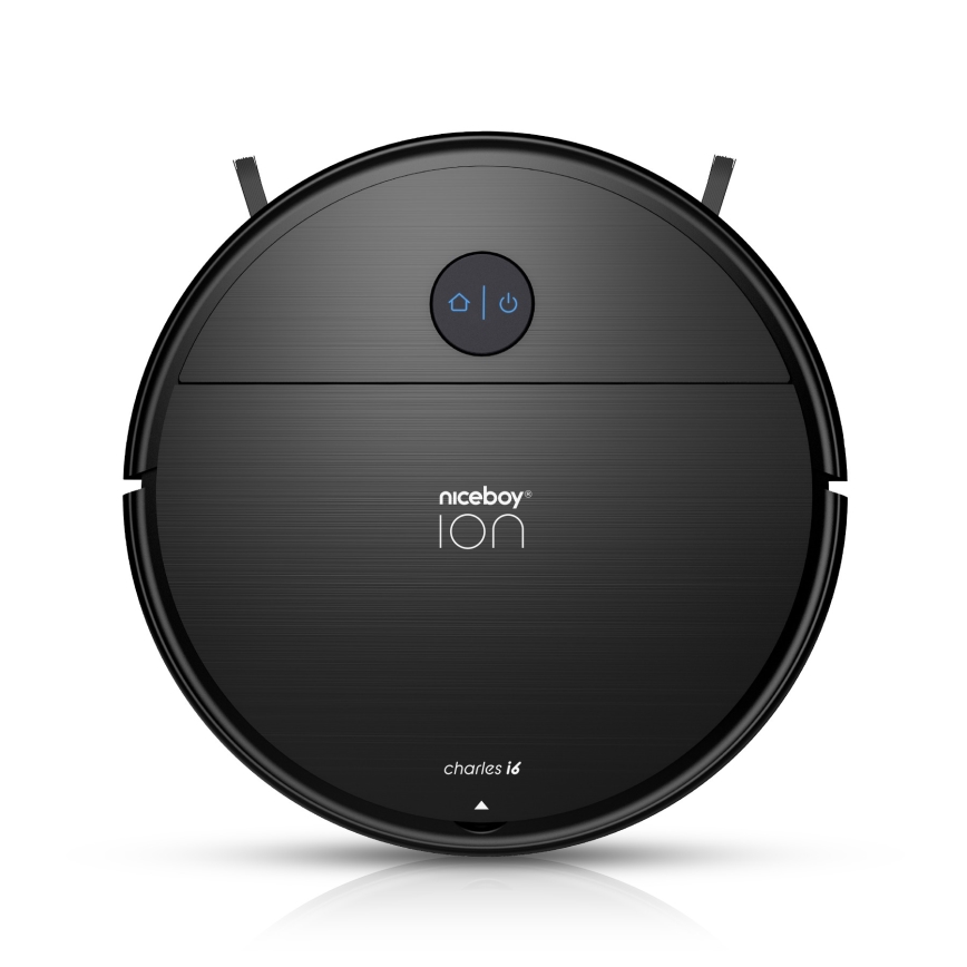 Niceboy ION Charles i6 - Интелигентна прахосмукачка робот 2в1 2600 mAh Wi-Fi черен