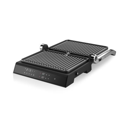 Niceboy ION Grillmaster - Електрически грил 2000W/230V черен/матов хром