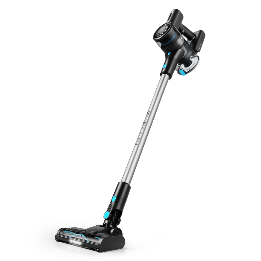 Niceboy ION Hurricane H5 Plus - Безжична пръчкова прахосмукачка 2в1 140W/2200 mAh черен