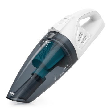 Niceboy ION Hurricane R1 - Преносим акумулаторен прахосмукачка 50W/2200 mAh бял/син