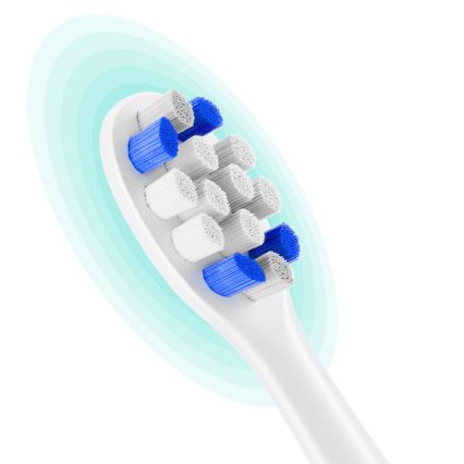 Niceboy ION Sonic Kids - Детска звукова четка за зъби 500 mAh IPX7 бял