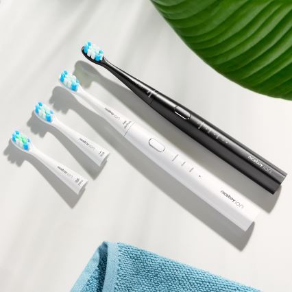 Niceboy ION Sonic Lite - Сончен електрическа четка за зъби 500 mAh IPX7 черен