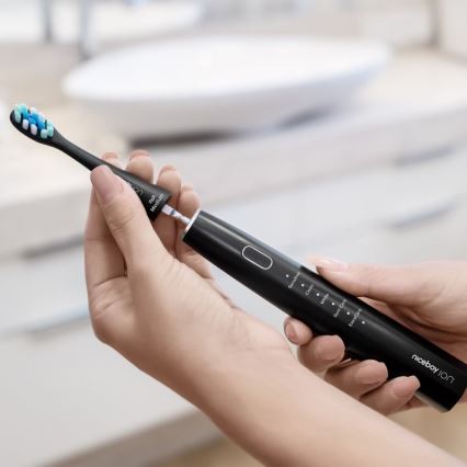 Niceboy ION Sonic - Звукова четка за зъби 800 mAh IPX7 черен