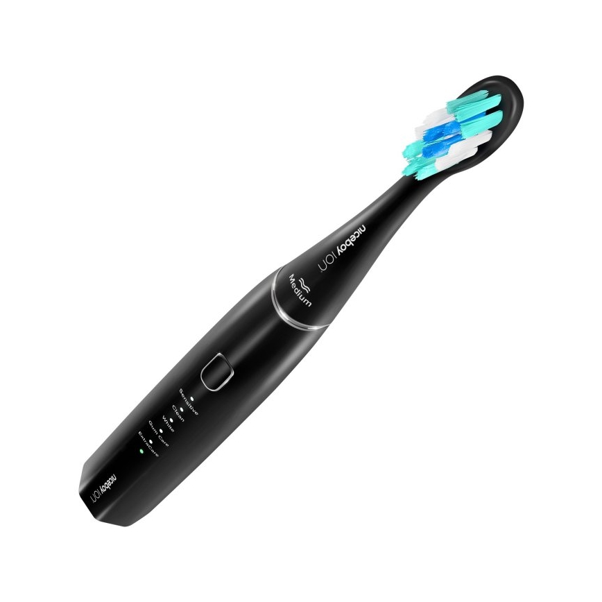 Niceboy ION Sonic - Звукова четка за зъби 800 mAh IPX7 черен