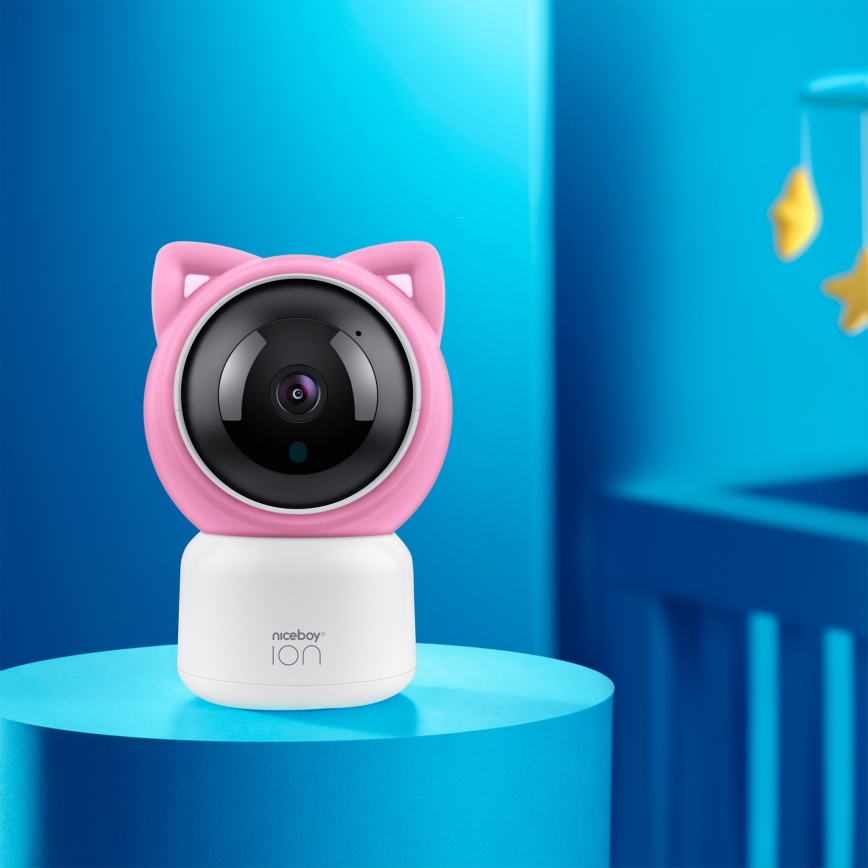 Niceboy ION Starlight SL3 - Смарт бебешки монитор Full HD 1080p 5V Wi-Fi