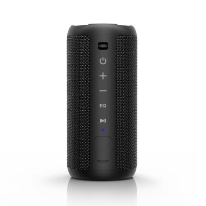 Niceboy Orion - LED безжичен високоговорител с микрофон 24W/2200 mAh IPX7 черен