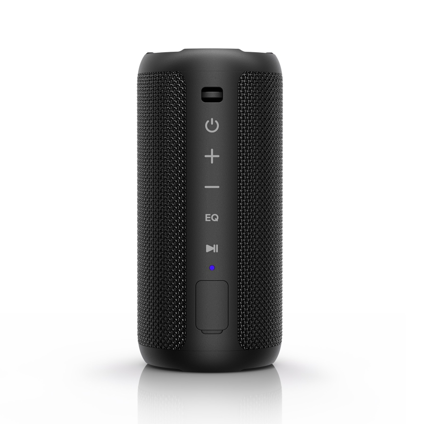 Niceboy Orion - LED безжичен високоговорител с микрофон 24W/2200 mAh IPX7 черен