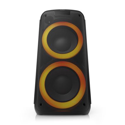 Niceboy PARTY Boss 2 - LED Безжична колонка с микрофон и външна батерия функция 200W/4500 mAh + дистанционно управление
