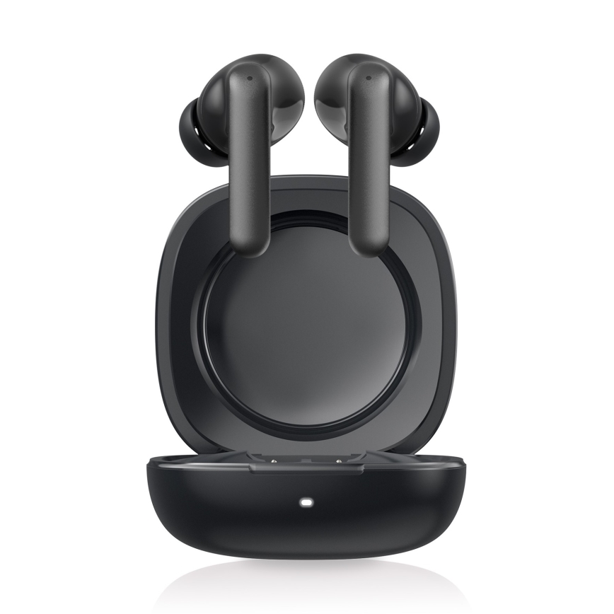 Niceboy Pins 4 PRO - Безжични слушалки с ANC 380 mAh + 2x 35 mAh IP54 черен