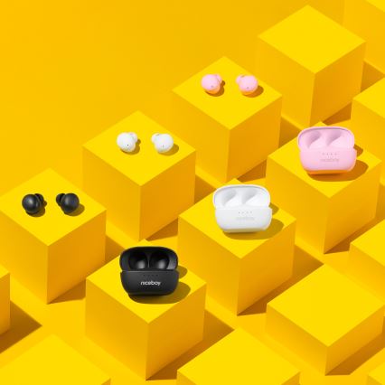 Niceboy Podsie 4 POP - Безжичен earphones 400 mAh + 2x 40 mAh IPX4 бял