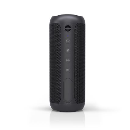 Niceboy Polaris - LED безжичен високоговорител с микрофон 30W/2000 mAh IPX7 черен