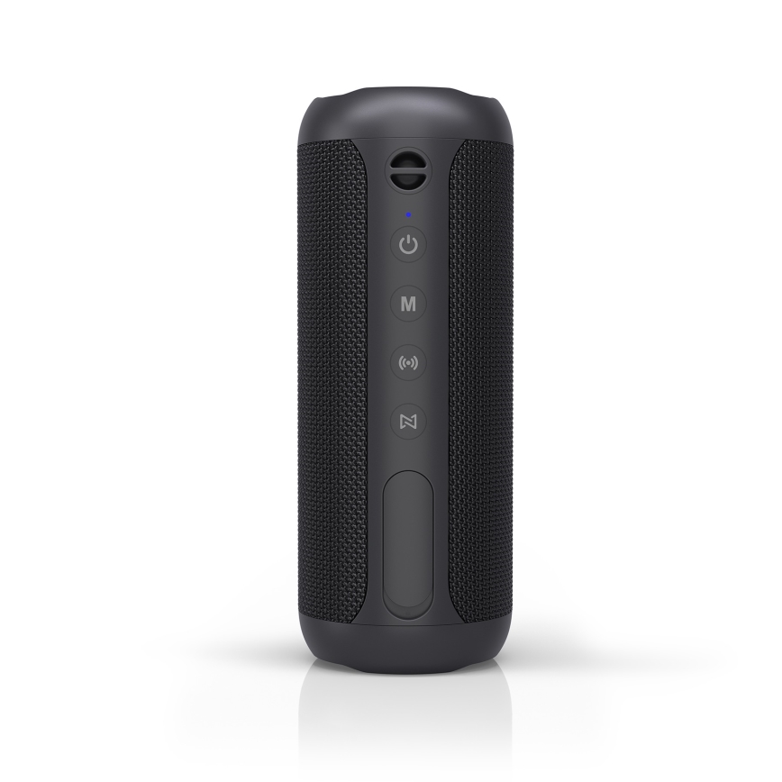 Niceboy Polaris - LED Безжична колонка с микрофон 30W/4000 mAh IPX7 черен
