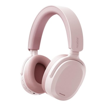 Niceboy Sora - Безжични слушалки с микрофон 250 mAh IPX4 розови