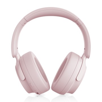 Niceboy Stellar - Безжични слушалки с микрофон и активно шумопотискане (ANC), 400 mAh, IPX4, розови