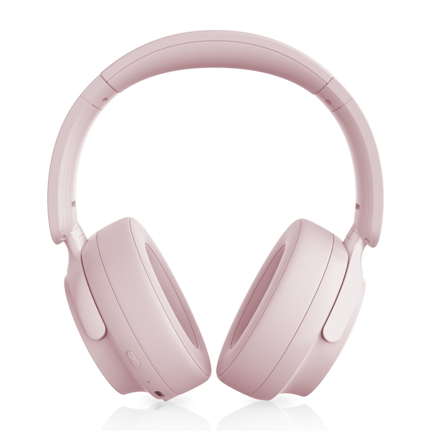 Niceboy Stellar - Безжични слушалки с микрофон и активно шумопотискане (ANC), 400 mAh, IPX4, розови