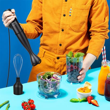 Niceboy Twister T1 комплект - ръчен блендер с аксесоари 500W/230V черен
