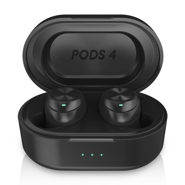 Niceboy Вграден 4 - Безжичен earphones 500 mAh + 2x 70 mAh IPX5 черен