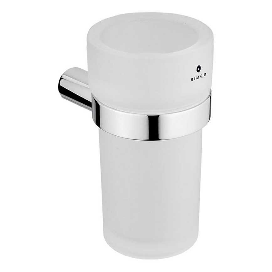 NIMCO BR 11058W-26 - Стенна поставка за четки за зъби BORMO матов стъкло/лъскав хром