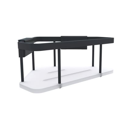 NIMCO Ki-14003-B-90 - Душ рафт за стена KIBO матов черен/бял