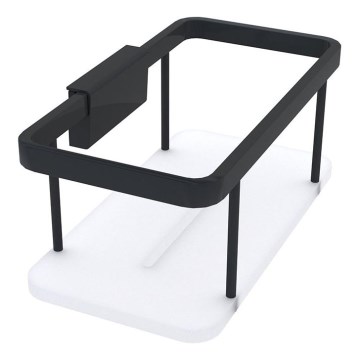 NIMCO Ki-14015-B-90 - Душ рафт за стена KIBO матов черен/бял