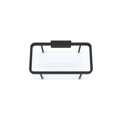 NIMCO Ki-14015-B-90 - Душ рафт за стена KIBO матов черен/бял