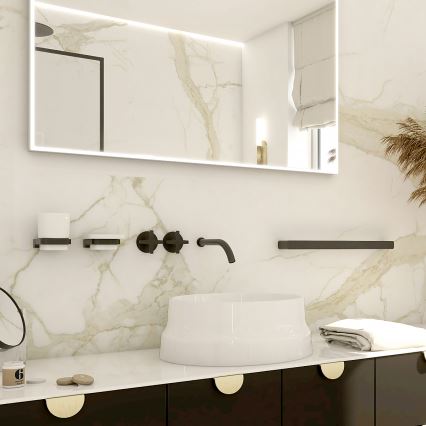 NIMCO MAC 29035-90 - Стенна закачалка за кърпи MAYA 36 см матов черен