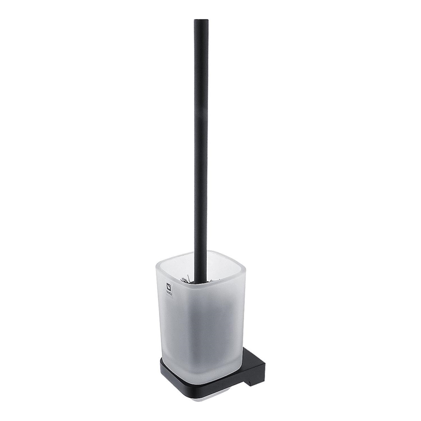 NIMCO MAC 29094CN-90 - Четка за тоалетна със стенен монтаж MAYA матов стъкло/матов черен