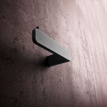 NIMCO MAC комплект-94KN-90 - Четка за тоалетна със стенен монтаж с поставка за тоалетна хартия MAYA бял/матов черен