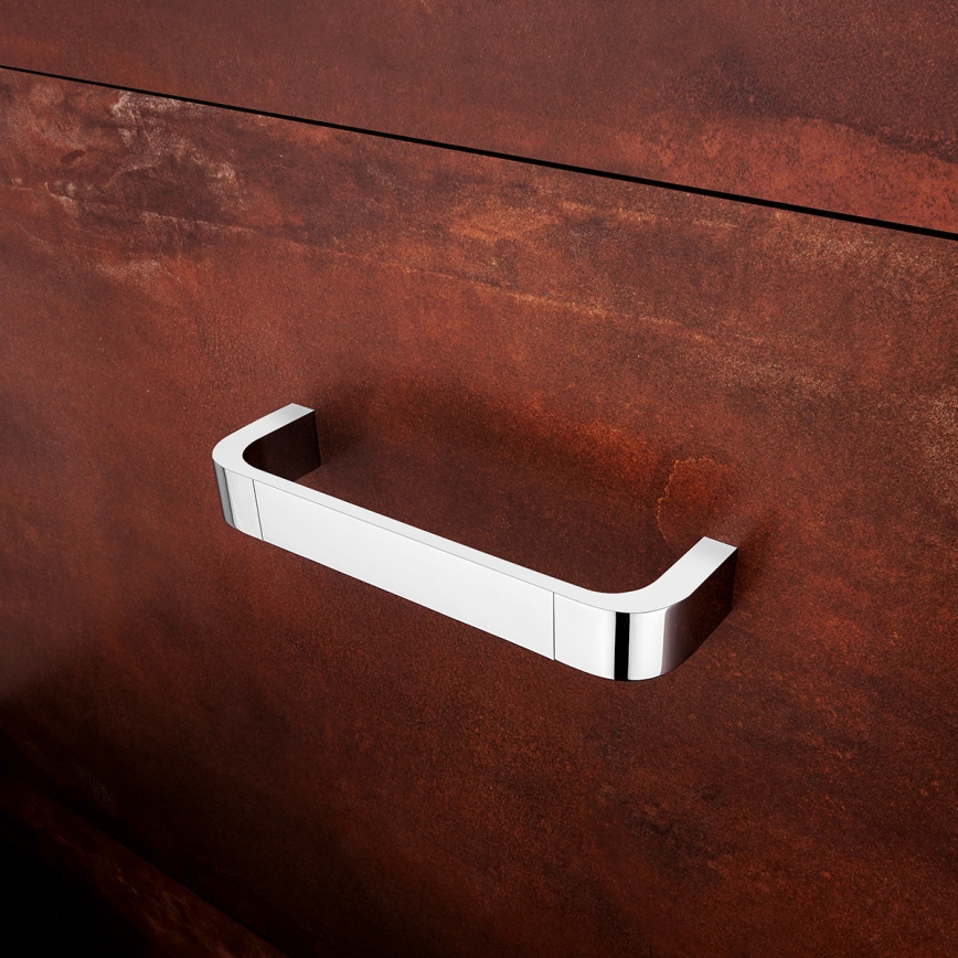 NIMCO NK 30035-26 - Стенна закачалка за кърпи NIKAU 39 см лъскав хром