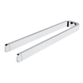 NIMCO NK 30098-26 - Стенна закачалка за кърпи NIKAU 39 см лъскав хром