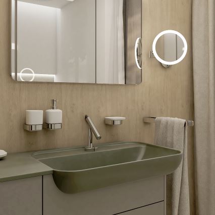 NIMCO NK 30098-26 - Стенна закачалка за кърпи NIKAU 39 см лъскав хром