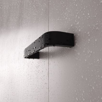 NIMCO NKC 30035-90 - Стенна закачалка за кърпи NIKAU 39 см матов черен