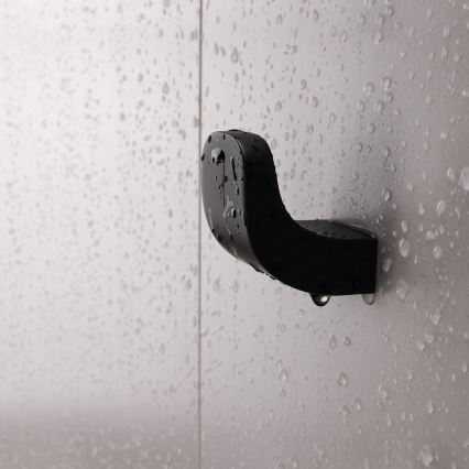 NIMCO NKC комплект-31K-T-90 - Стенен дозатор за сапун, поставка за четки за зъби и закачалка NIKAU 320 мм бял/матов черен