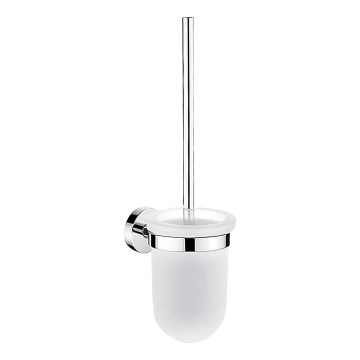 NIMCO UN 13094WN-26 - Четка за тоалетна със стенен монтаж UNIX матов стъкло/лъскав хром