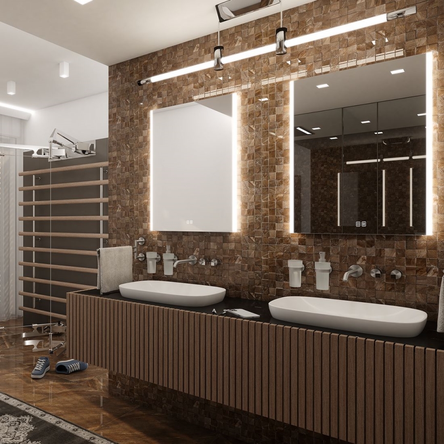 NIMCO ZP 11001VX - Димируемо огледало за баня с вградена LED подсветка LED/21W/230V 3000-6500K 70x50 см IP44