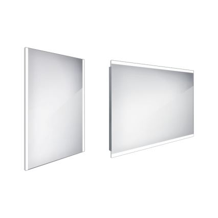 NIMCO ZP 11002 - LED огледало за баня с подсветка LED/24W/230V 6500K 80x60 см IP44