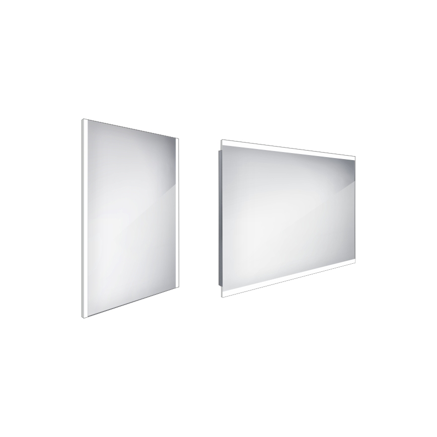 NIMCO ZP 11002 - LED огледало за баня с подсветка LED/24W/230V 6500K 80x60 см IP44