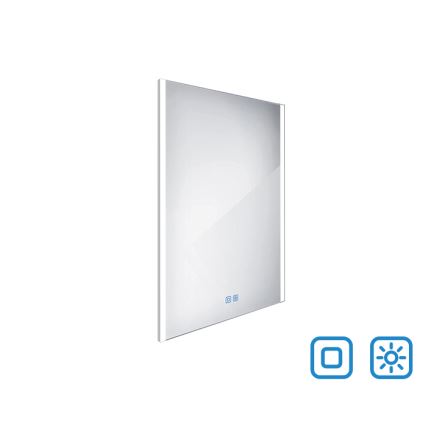 NIMCO ZP 11002VX - LED Димируемо огледало за баня с подсветка LED/24W/230V 3000-6500K 80x60 см IP44