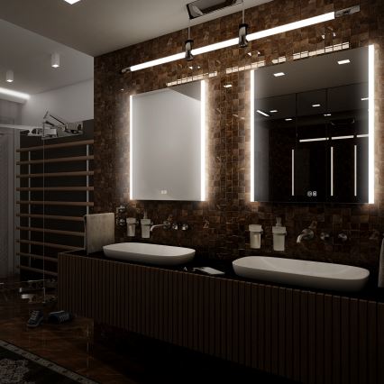 NIMCO ZP 11002VX - LED Димируемо огледало за баня с подсветка LED/24W/230V 3000-6500K 80x60 см IP44